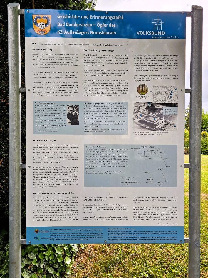 Informationstafel auf dem Salzberg-Friedhof, 2025. Foto: Tanja Bobinac