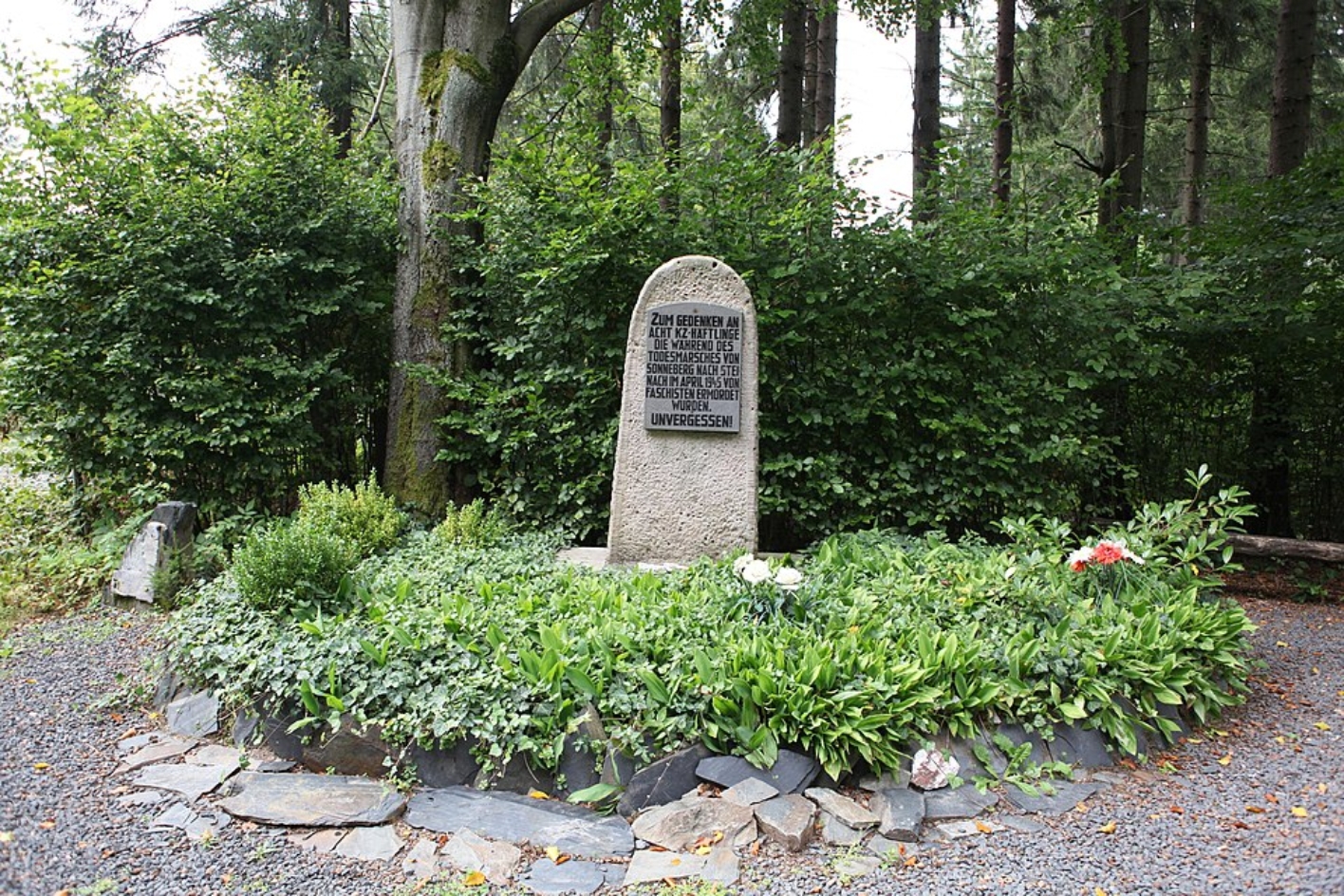 Gedenkstein am Schustershieb in Steinach, 2012. Foto: Störfix