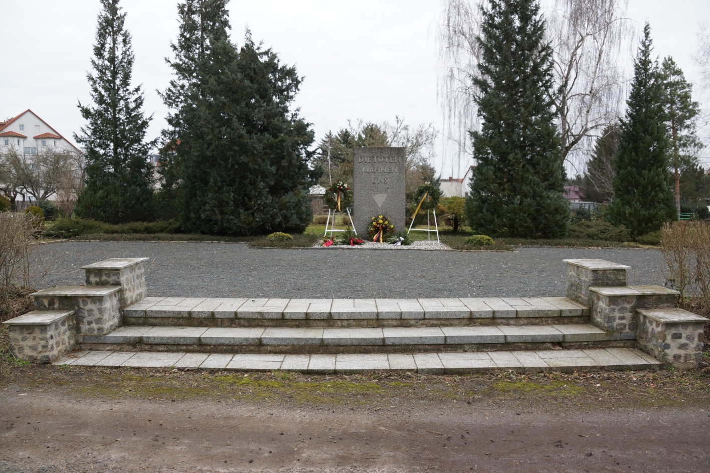 Der Ehrenfriedhof Mumsdorf, 2022. Foto: Katharina Brand