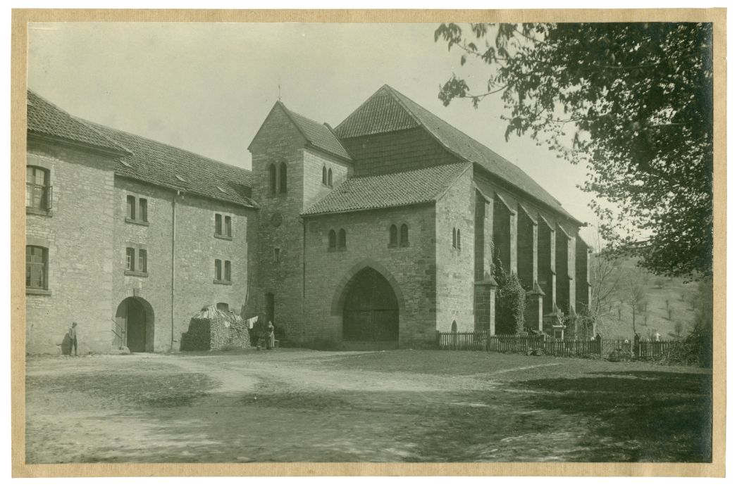 Die Klosterkirche Brunshausen, Ansichtskarte um 1930