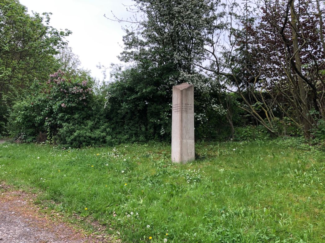 Denkmal in Erinnerung an die KZ-Häftlinge des Buchenwalder Außenlagers in Eisenach, 2024. Foto: Katharina Brand