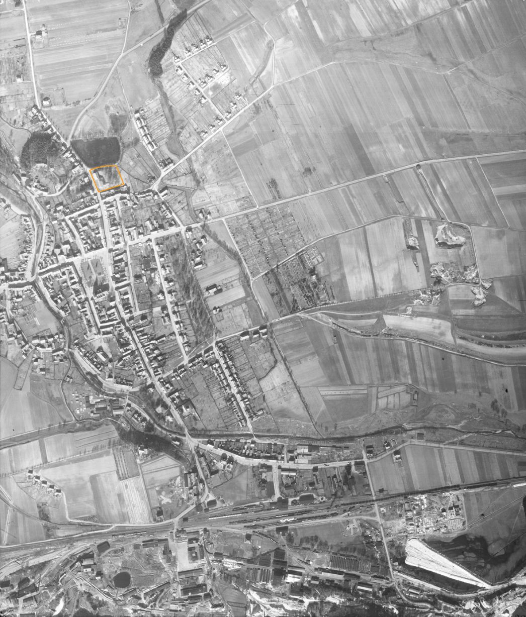 Die Kleinstadt Ellrich. Aufnahme der alliierten Luftaufklärung, 22. März 1945