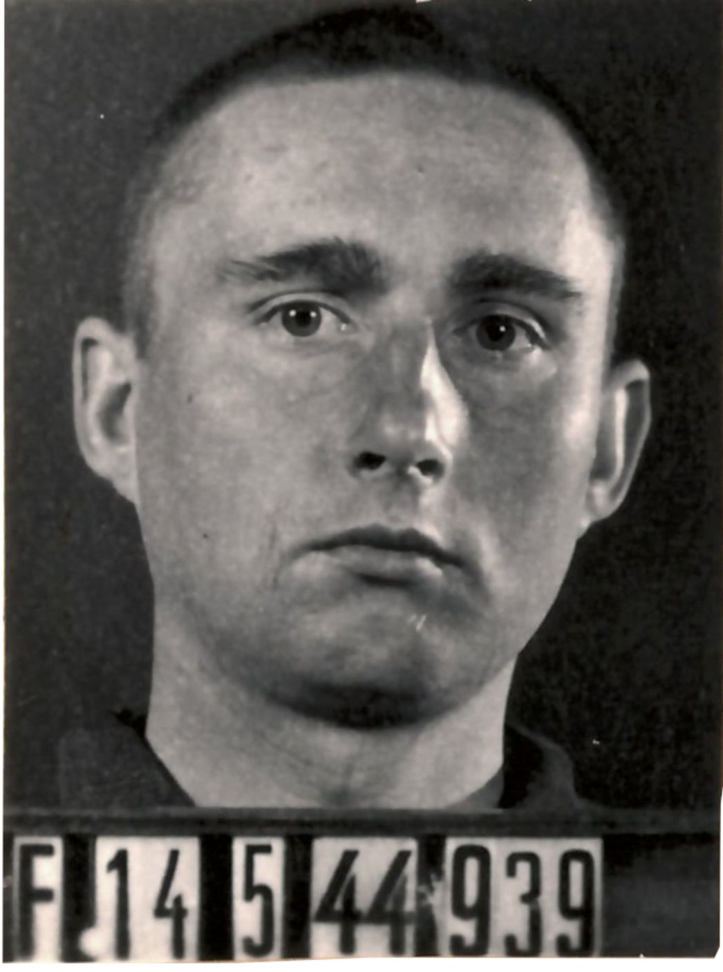 Paul Le Goupil nach seiner Ankunft im KZ Buchenwald (Ausschnitt der Häftlingspersonalkarte), 1944