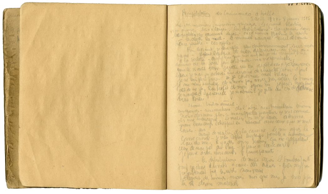 Tagebuch von Raymond Gonzalez