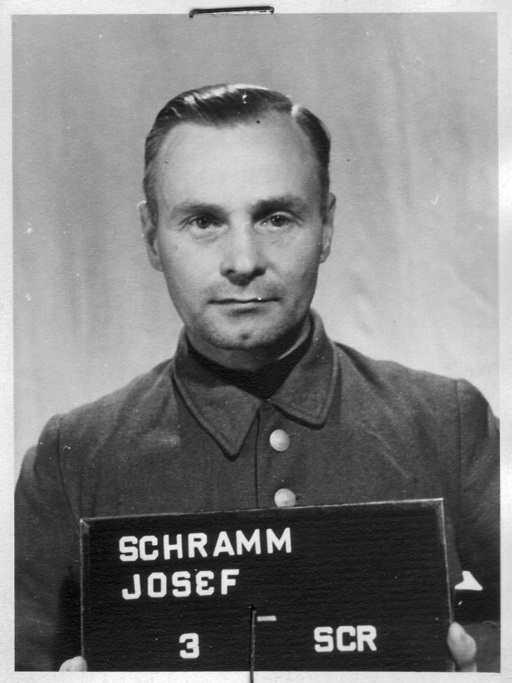 Josef Schramm als Angeklagter, 1947